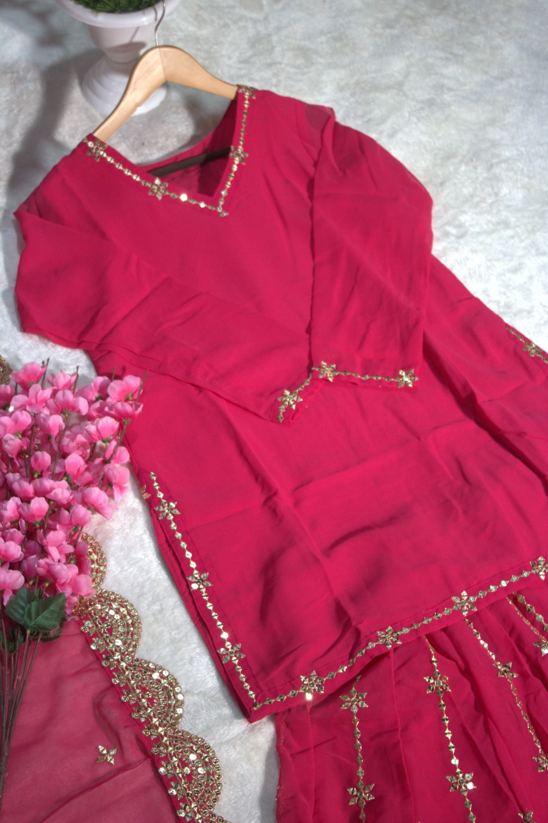 Indian Disney Princess- Rakhi Special Sharara Set