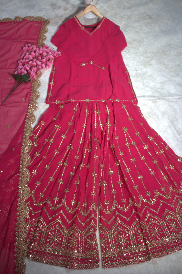 Indian Disney Princess- Rakhi Special Sharara Set