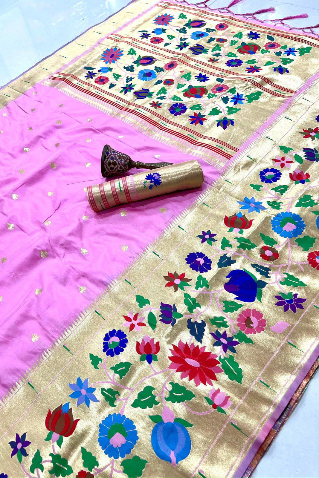 Moon’s memory Paithani Silk Saree