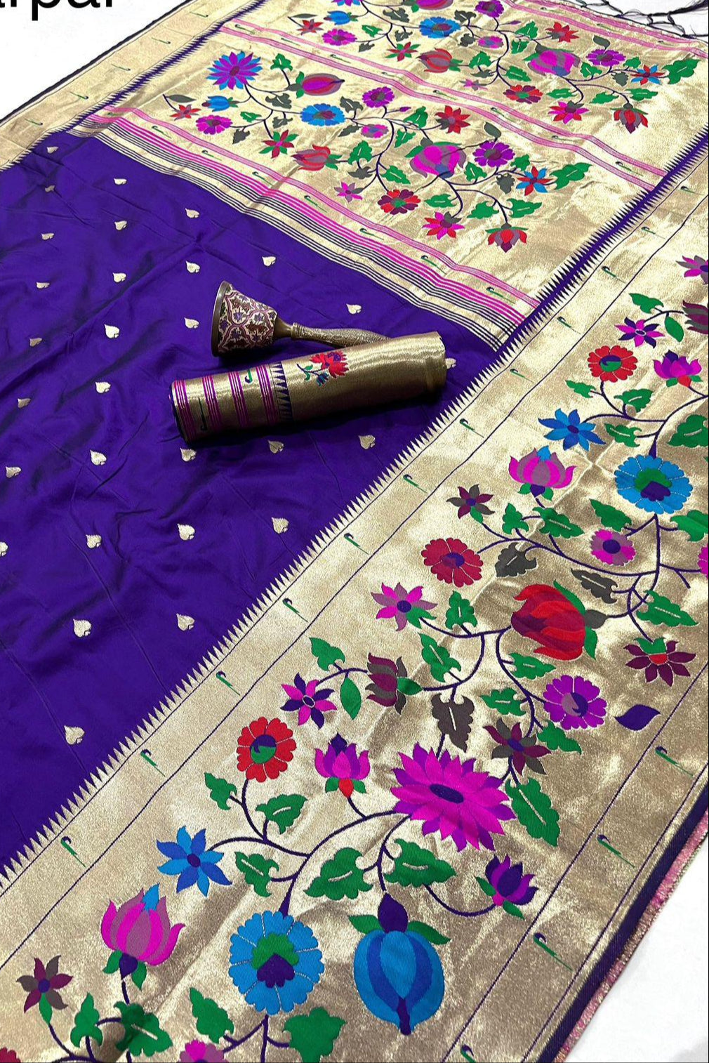 Moon’s memory Paithani Silk Saree