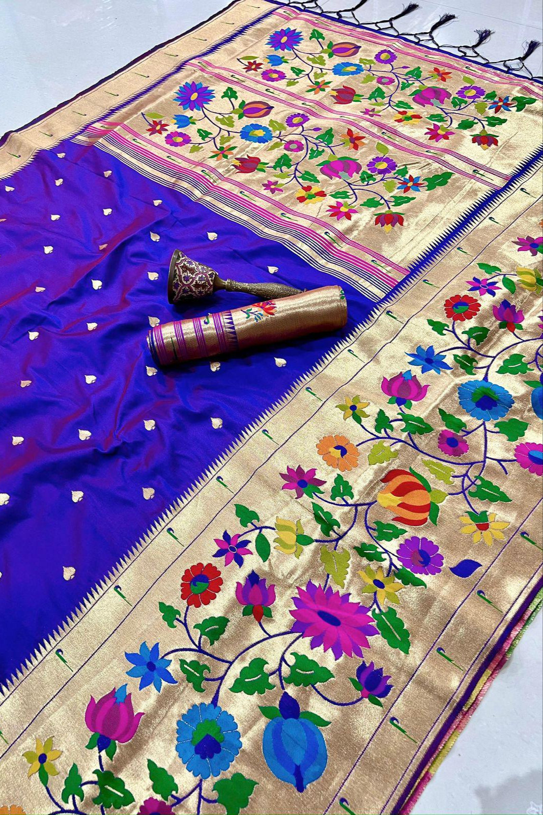 Moon’s memory Paithani Silk Saree