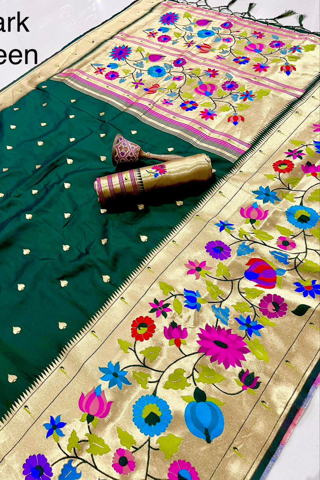 Moon’s memory Paithani Silk Saree