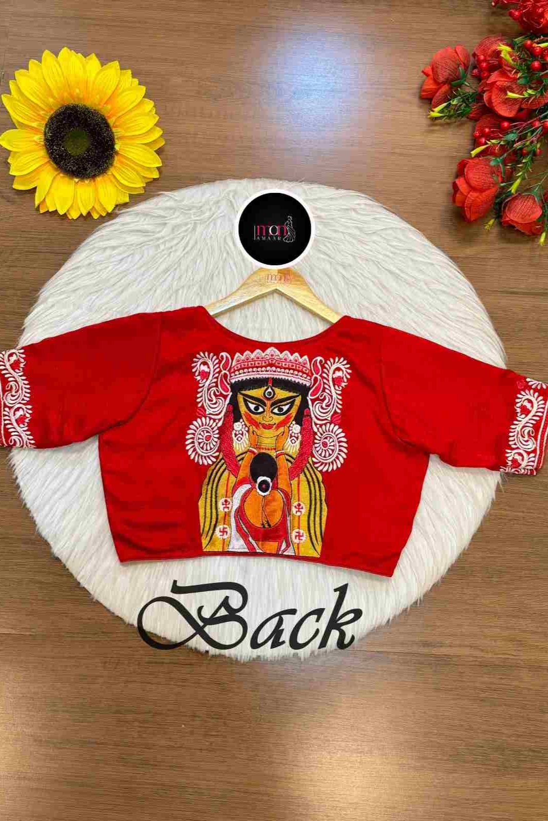 Devi Durga Biday Boron (দেবী দুর্গা বিদায় বরণ )Designer Traditional Blouse