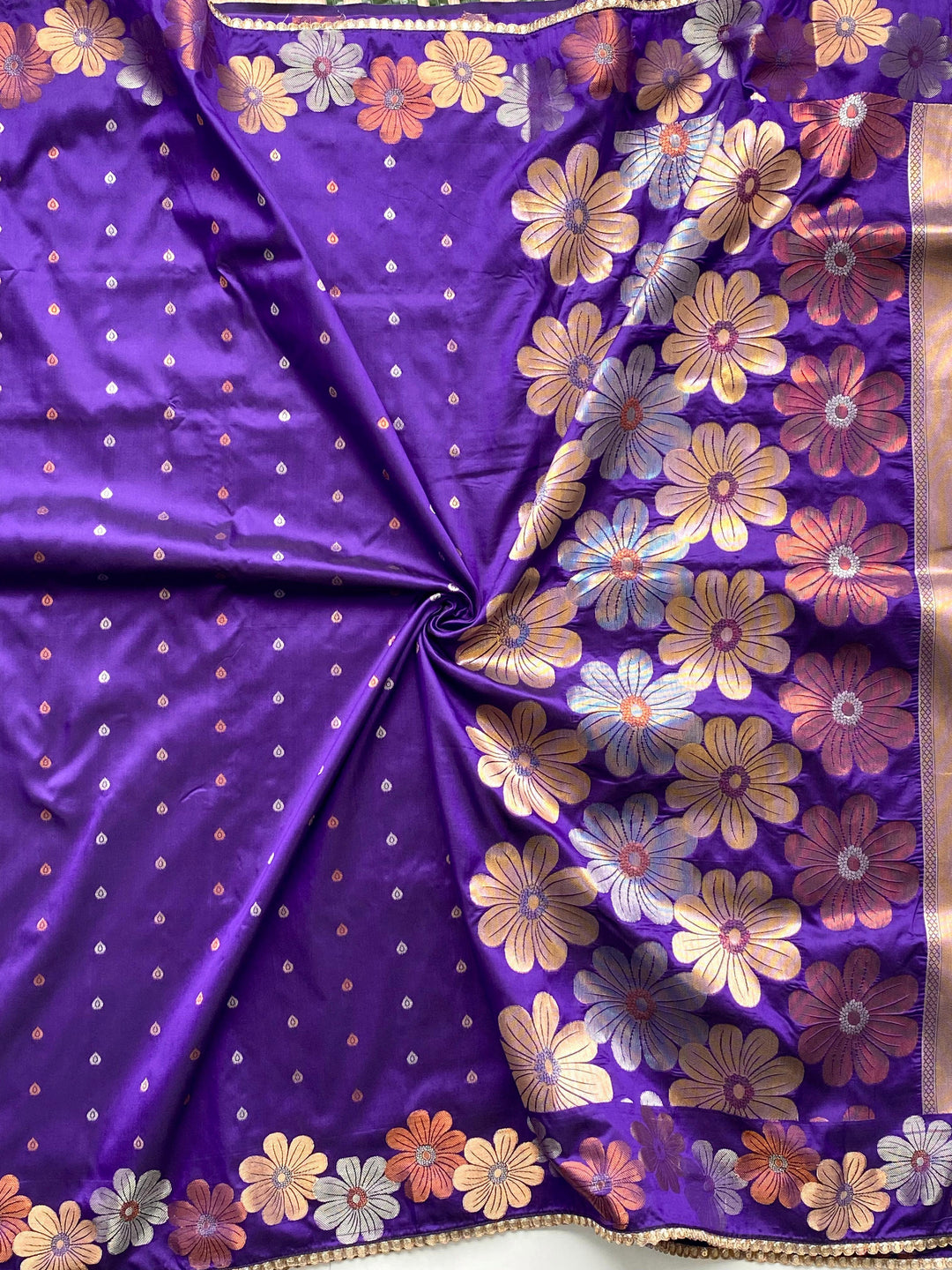 Blush Mist Fancy Silk Saree