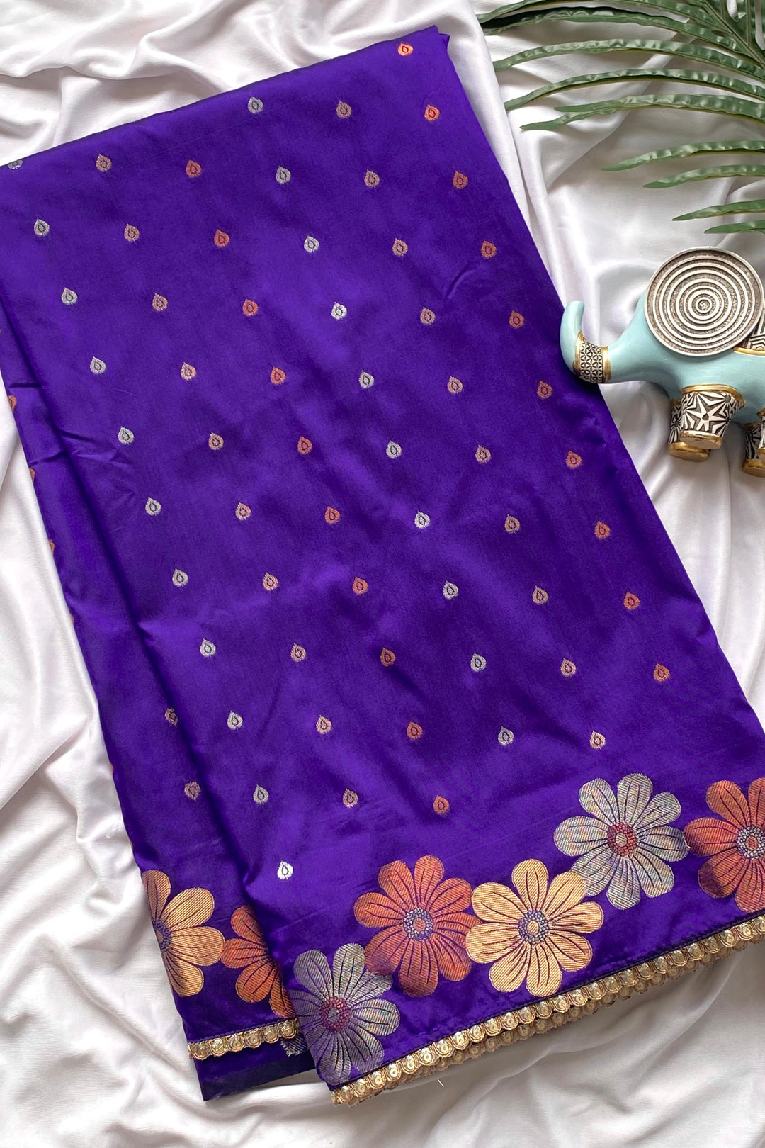 Blush Mist Fancy Silk Saree