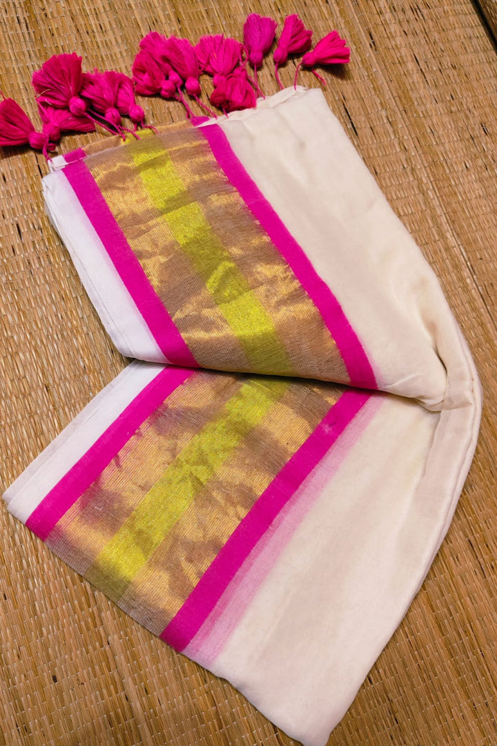 Bonolir Swapno Mul Cotton Saree