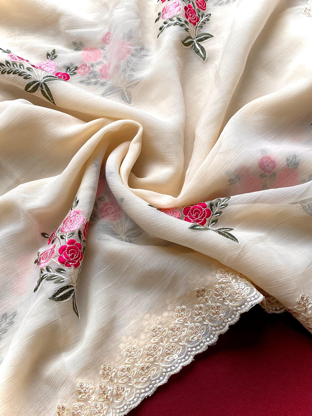 Pyar Ki Leher Crush Silk Saree