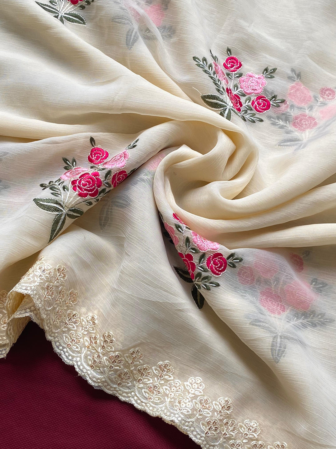 Pyar Ki Leher Crush Silk Saree