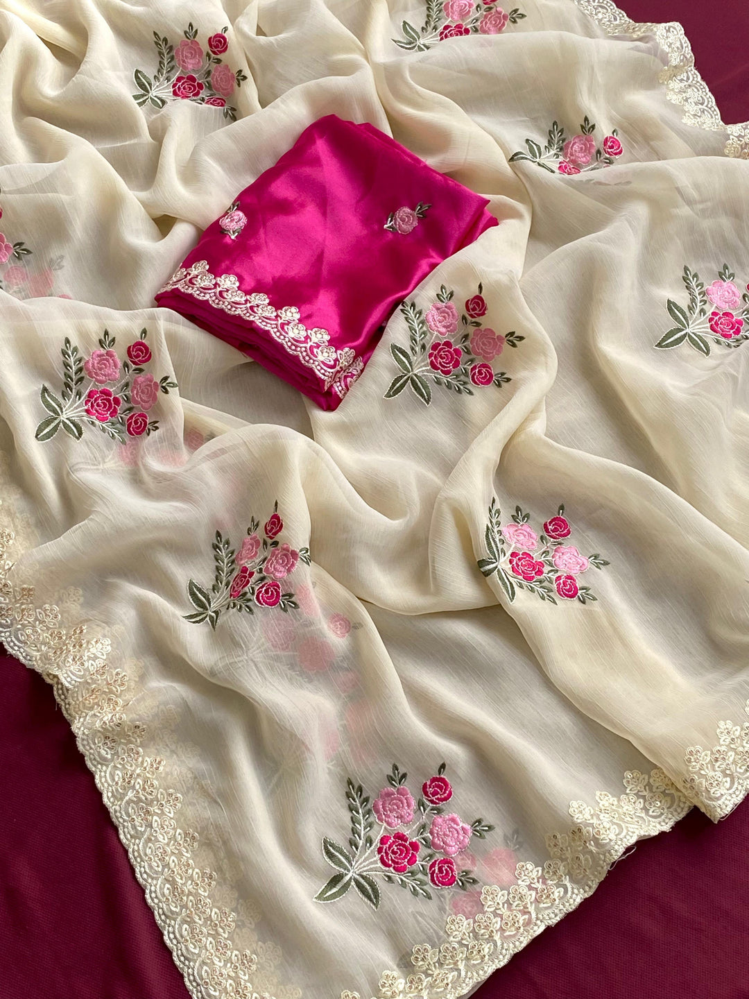 Pyar Ki Leher Crush Silk Saree