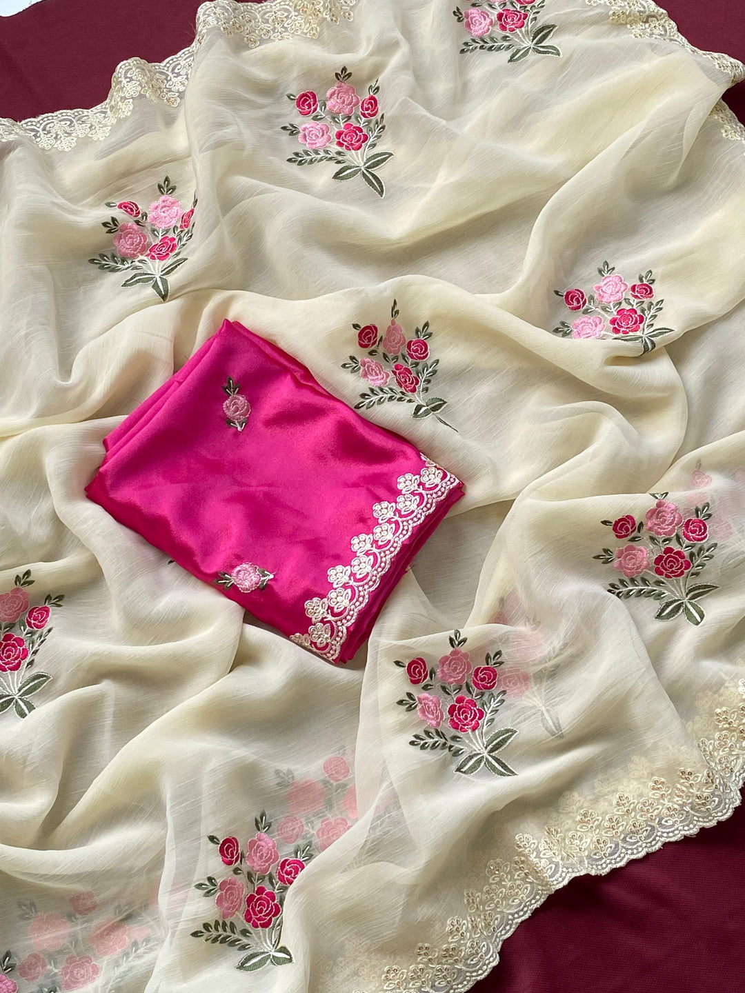 Pyar Ki Leher Crush Silk Saree