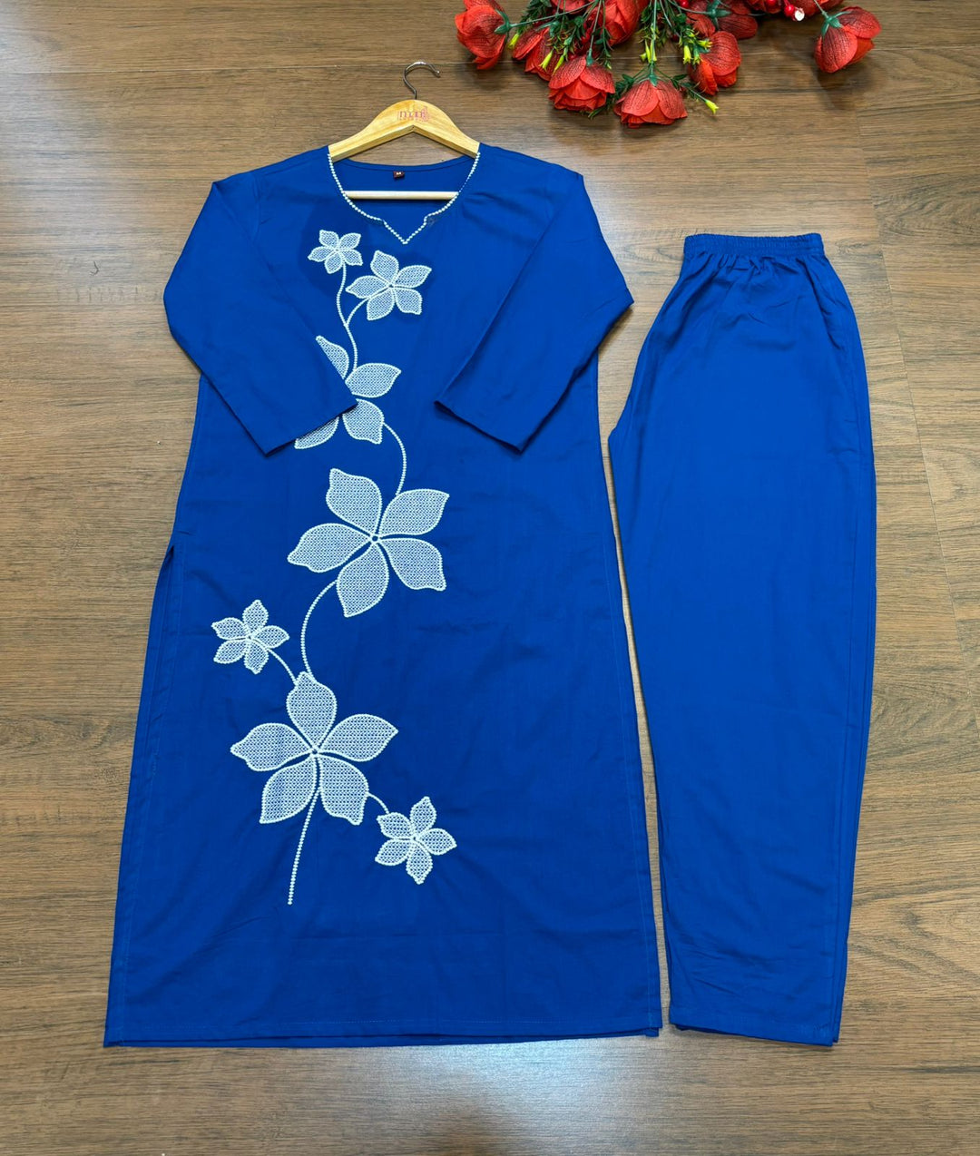 Beauty Of Flowers- Cotton Coord Set