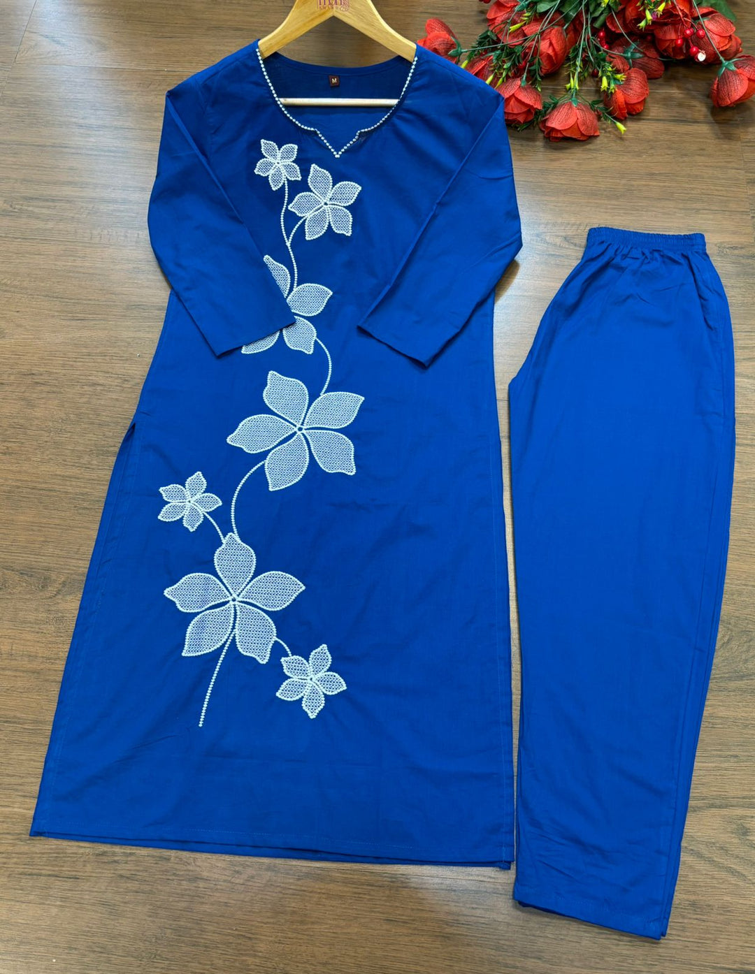 Beauty Of Flowers- Cotton Coord Set