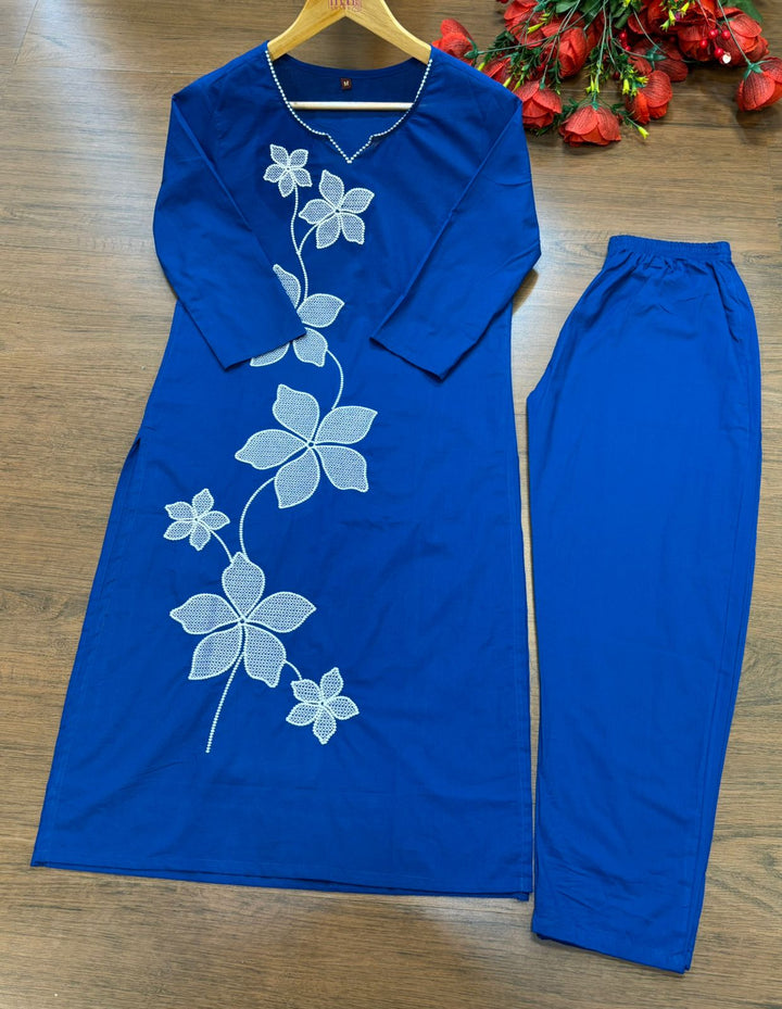 Beauty Of Flowers- Cotton Coord Set