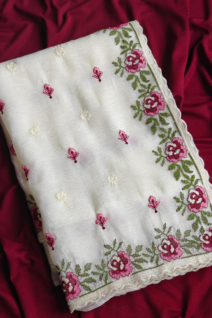 Before the Bloom Crush Chiffon Saree