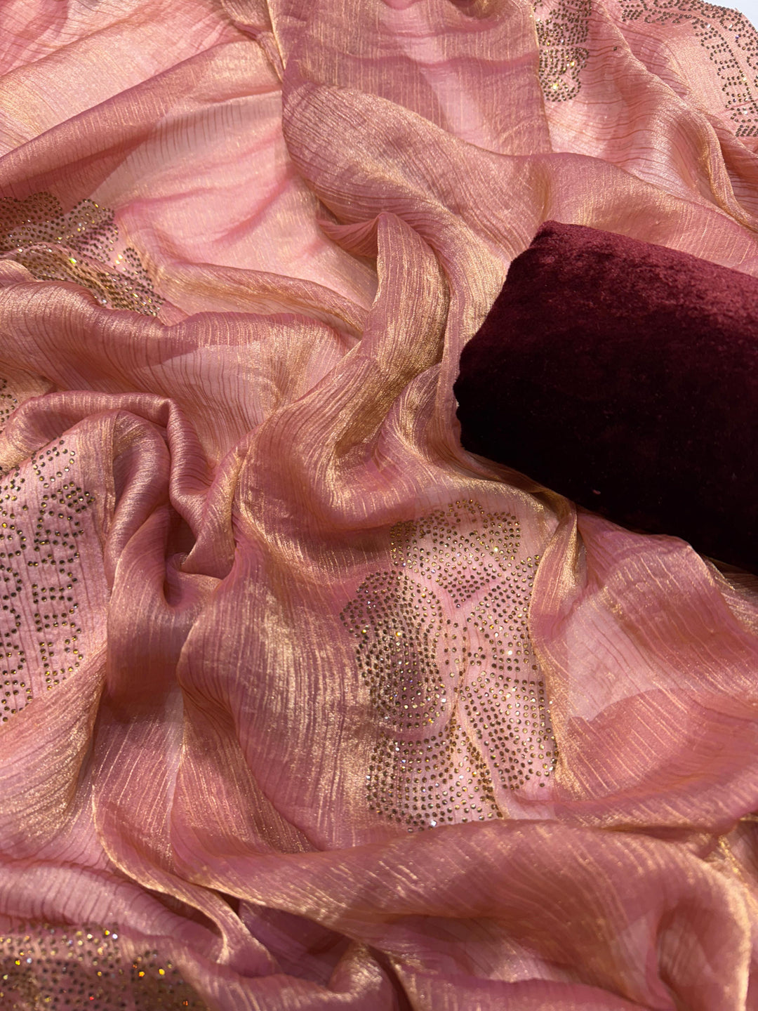 Maybe Moonlight Chiffon Silk Saree