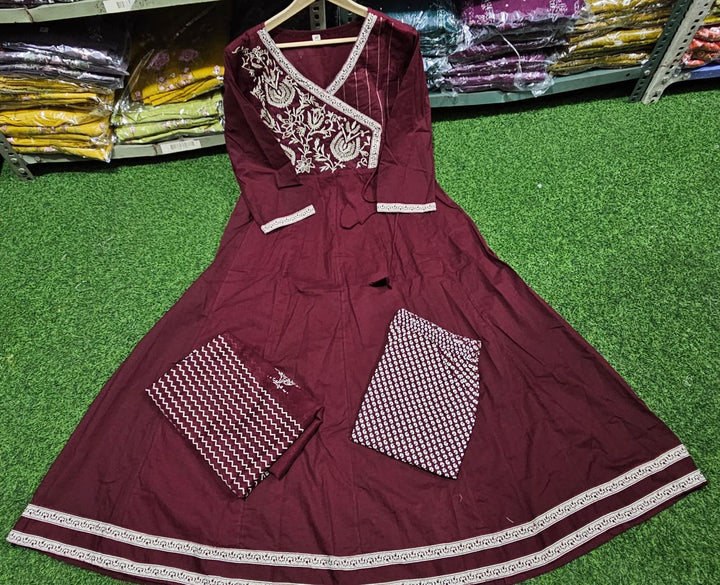 Age Old Art Cotton Kurti Set