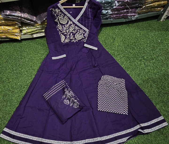 Age Old Art Cotton Kurti Set