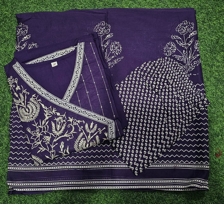 Age Old Art Cotton Kurti Set