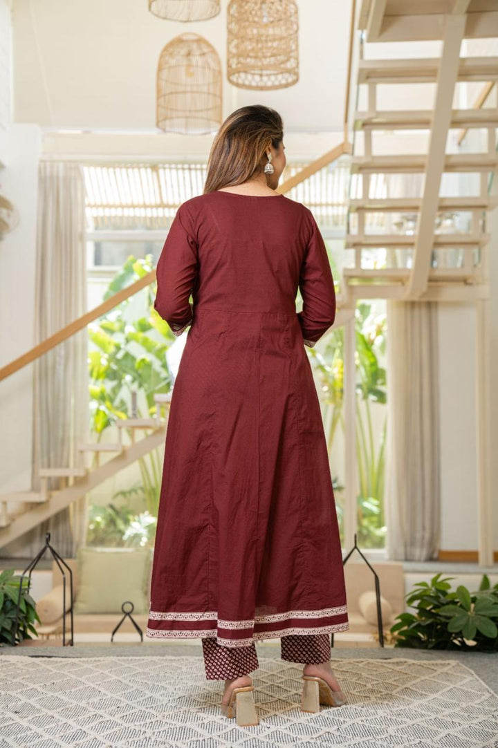 Age Old Art Cotton Kurti Set