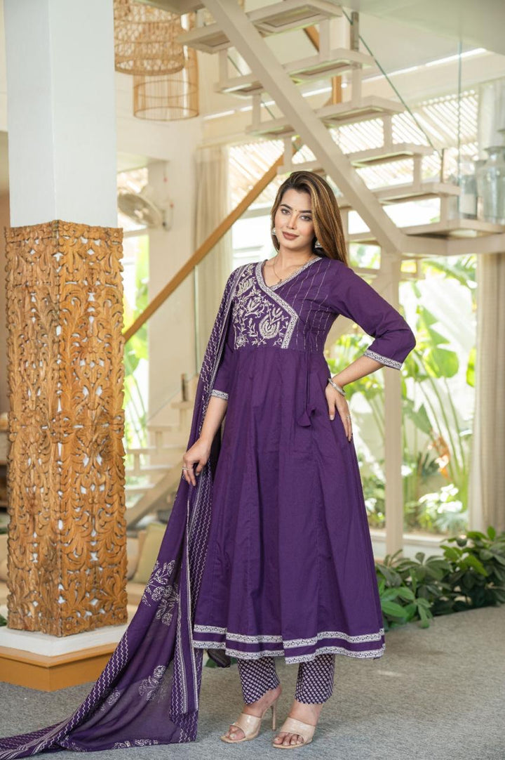 Age Old Art Cotton Kurti Set