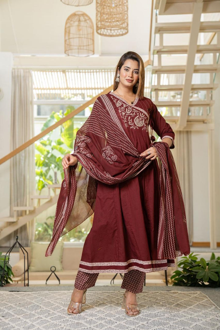 Age Old Art Cotton Kurti Set