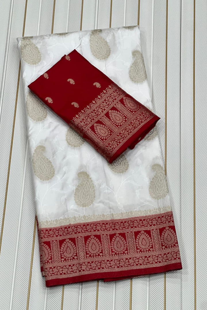 Unturned Pages Satin Silk Saree