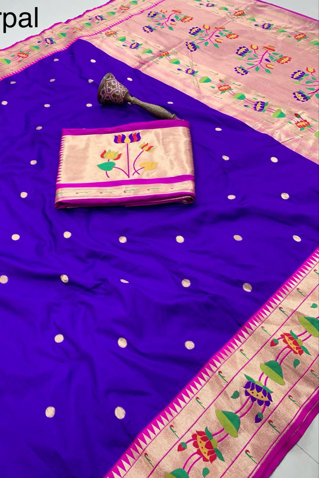 Inherited Weave Kanchivaram Paithani Silk Saree