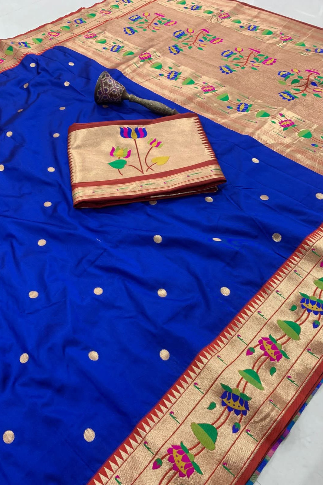 Inherited Weave Kanchivaram Paithani Silk Saree