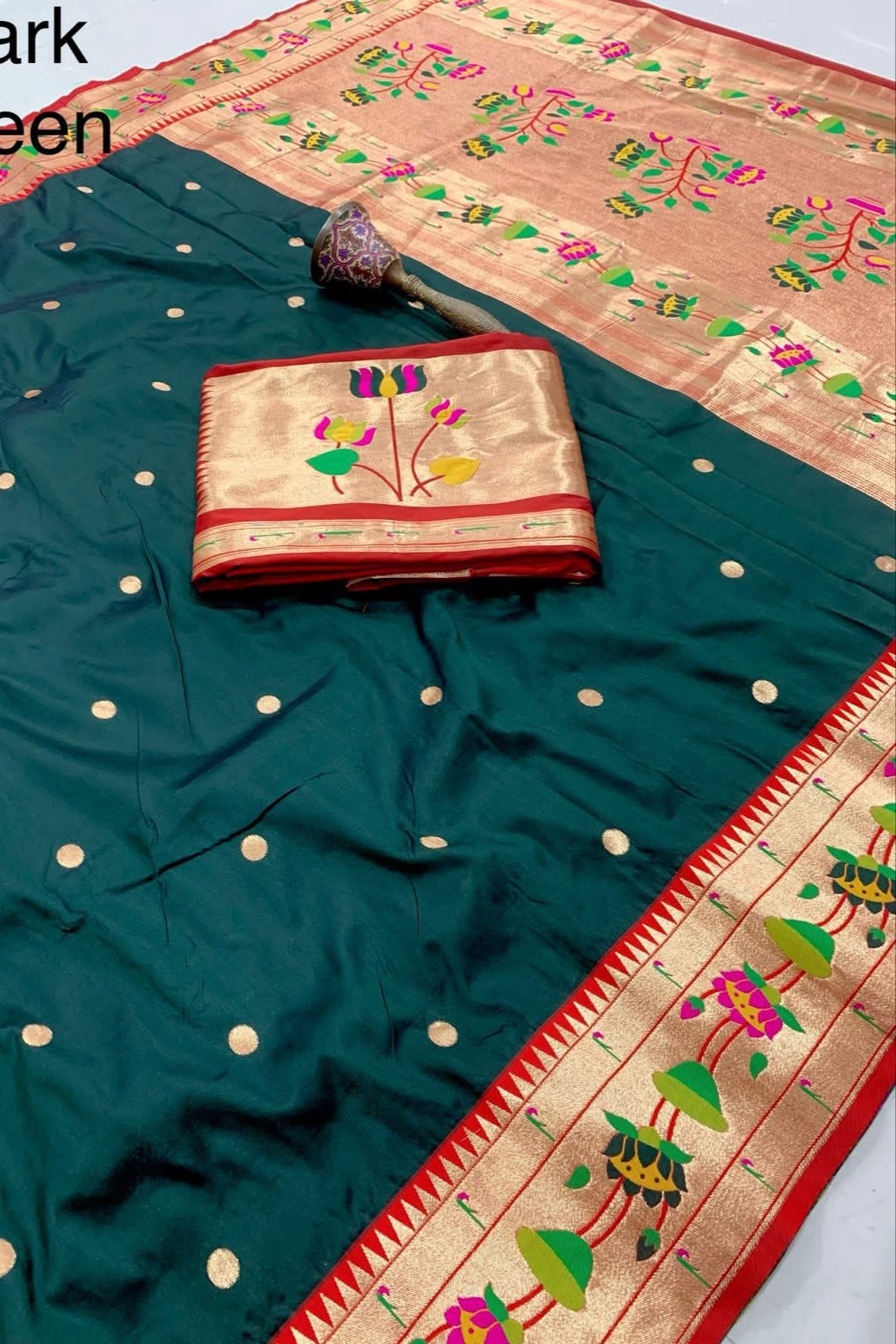 Inherited Weave Kanchivaram Paithani Silk Saree