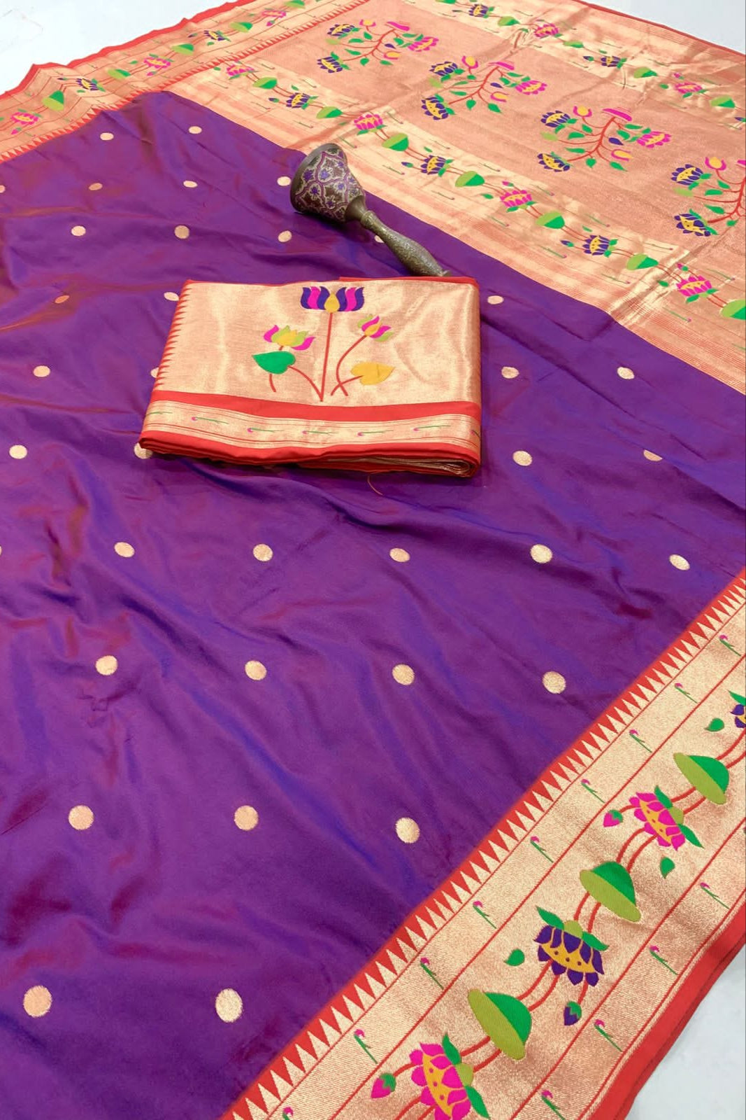 Inherited Weave Kanchivaram Paithani Silk Saree