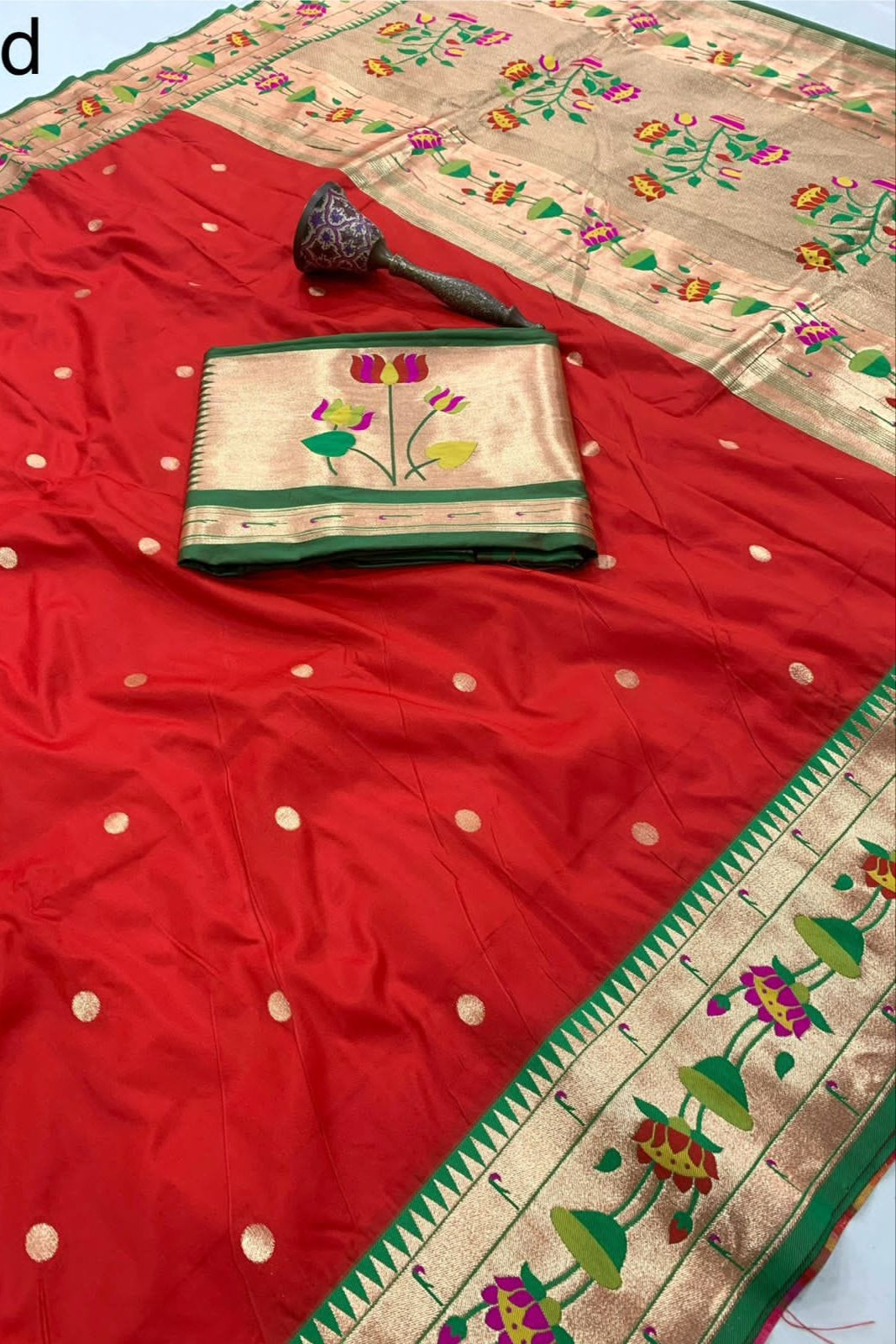 Inherited Weave Kanchivaram Paithani Silk Saree