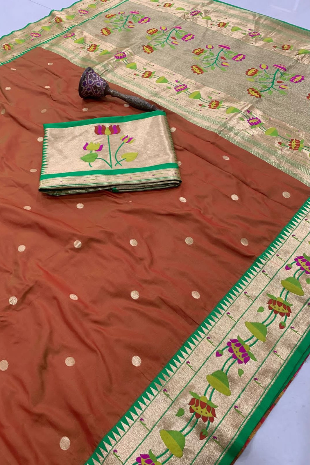 Inherited Weave Kanchivaram Paithani Silk Saree