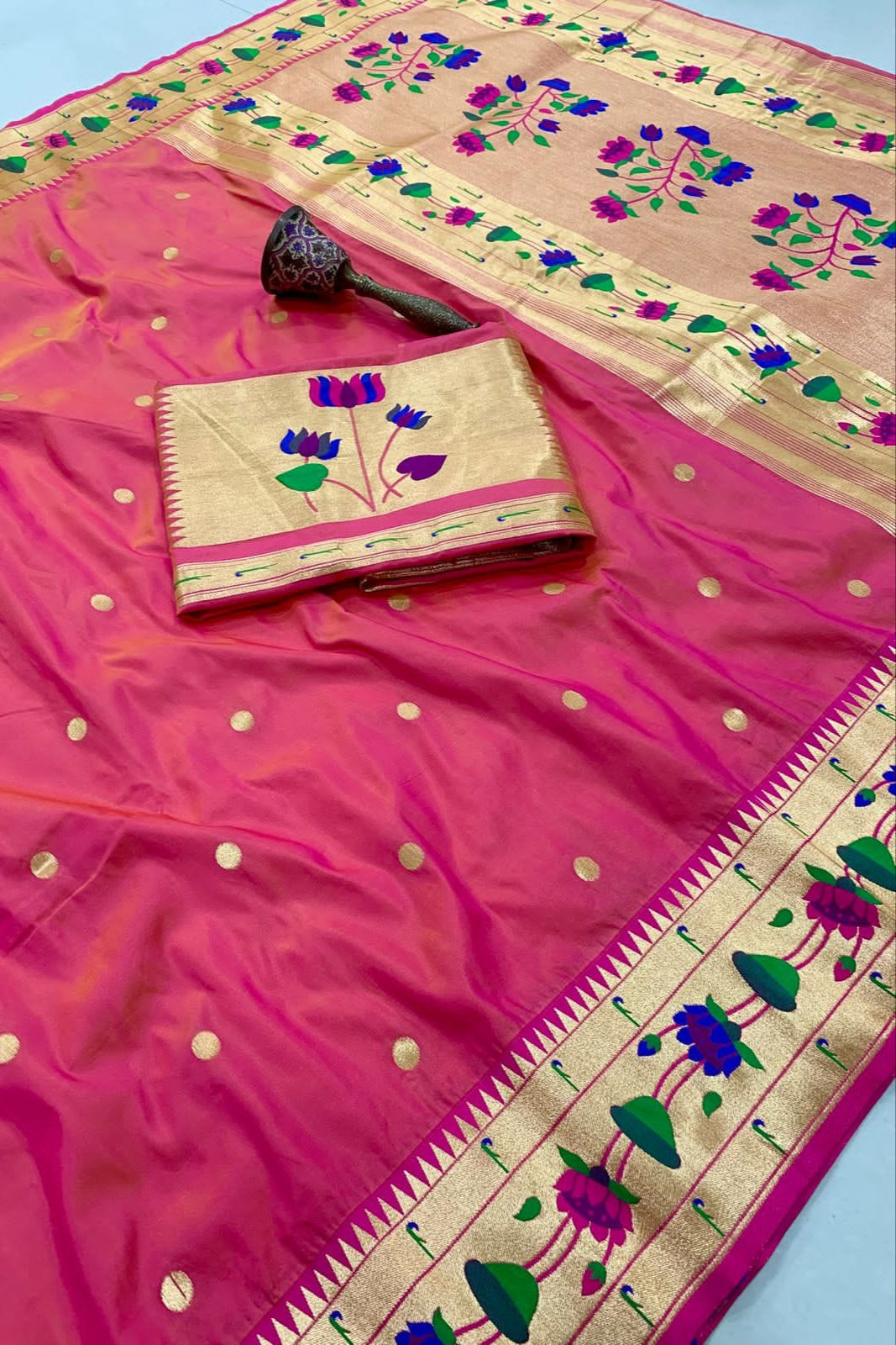 Inherited Weave Kanchivaram Paithani Silk Saree
