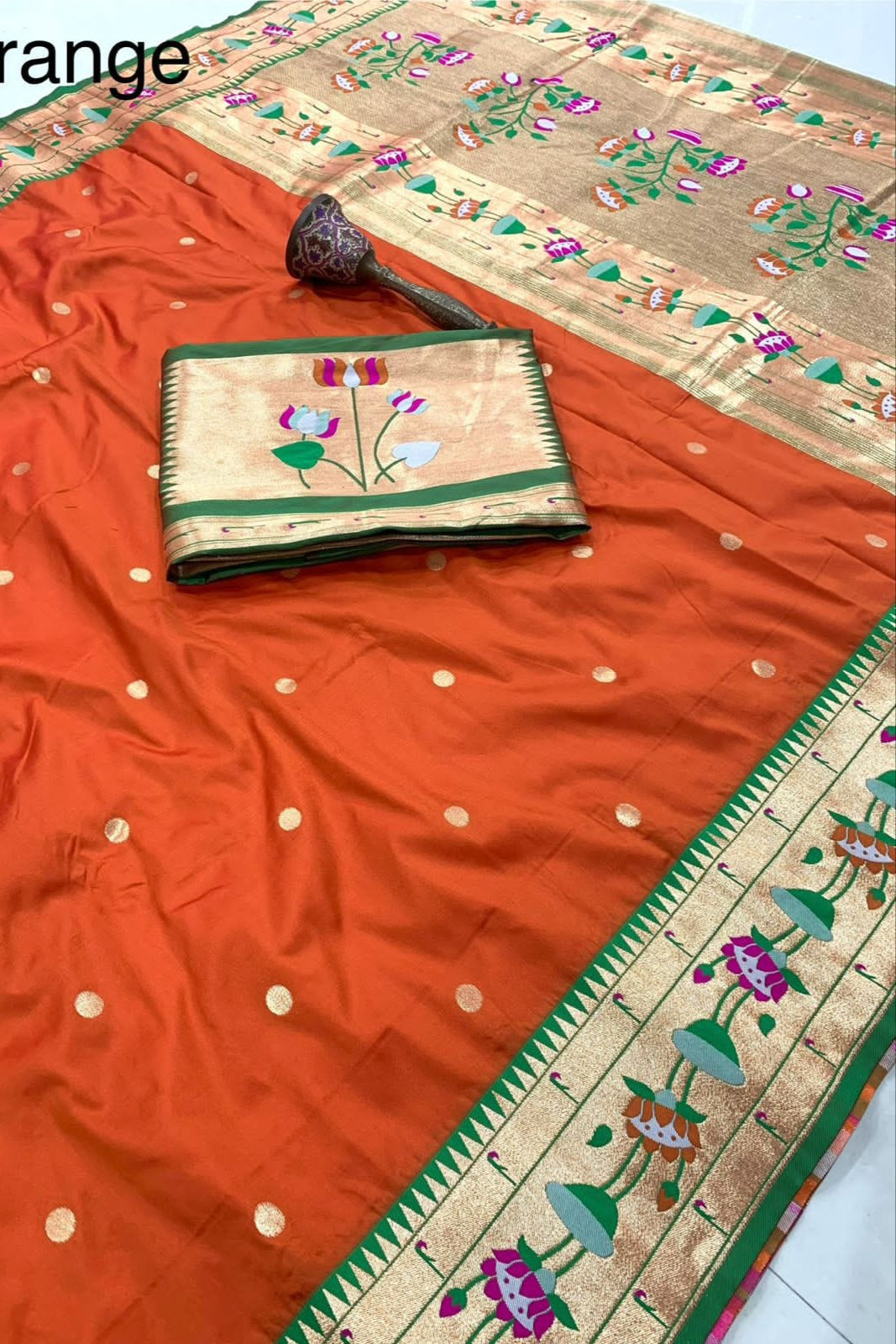 Inherited Weave Kanchivaram Paithani Silk Saree