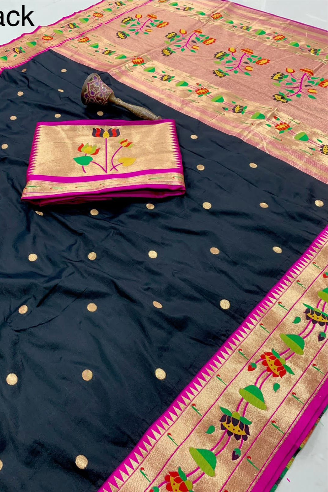 Inherited Weave Kanchivaram Paithani Silk Saree