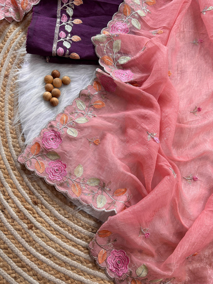 The Last Flower Fancy Chiffon Saree