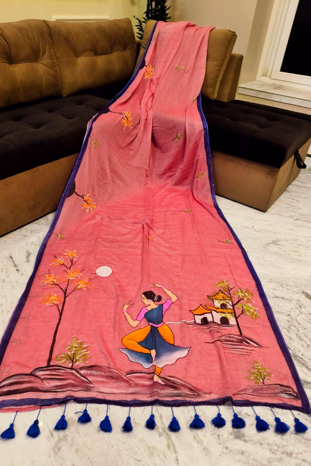 Sondher Maati Mul Cotton Saree