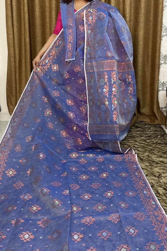 Raag Dhumketu Dhakai Jamdani Saree