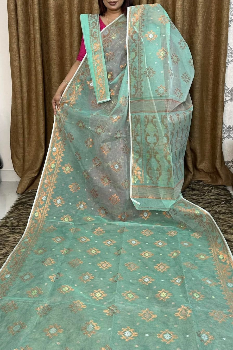 Raag Dhumketu Dhakai Jamdani Saree
