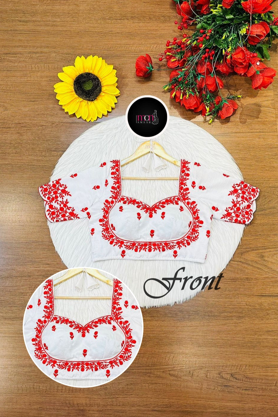 Heart Throb - Vichitra Silk Blouse