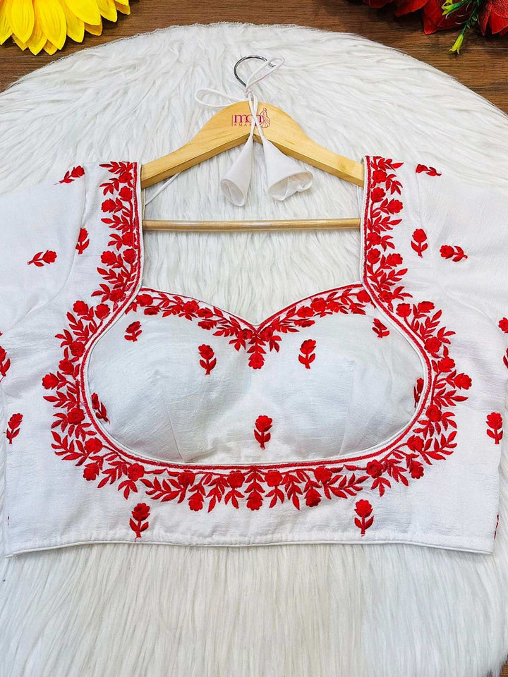 Heart Throb - Vichitra Silk Blouse