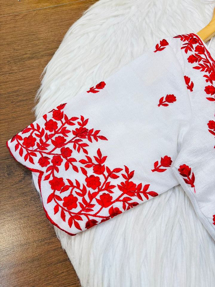 Heart Throb - Vichitra Silk Blouse