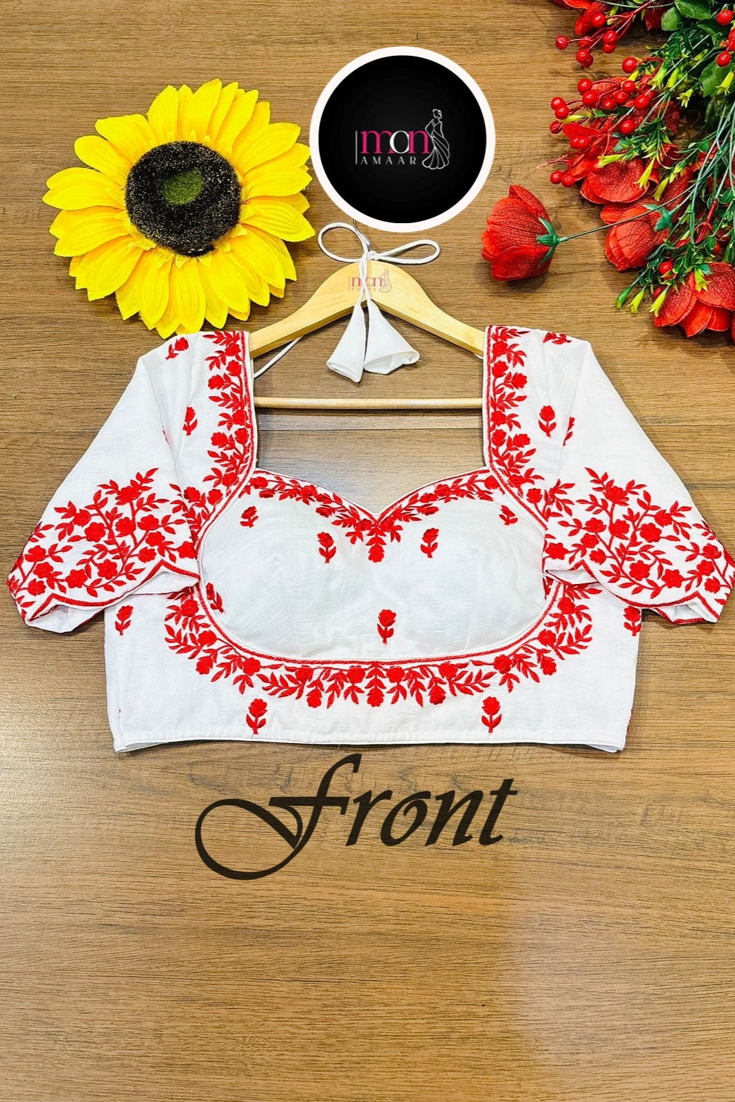 Heart Throb - Vichitra Silk Blouse