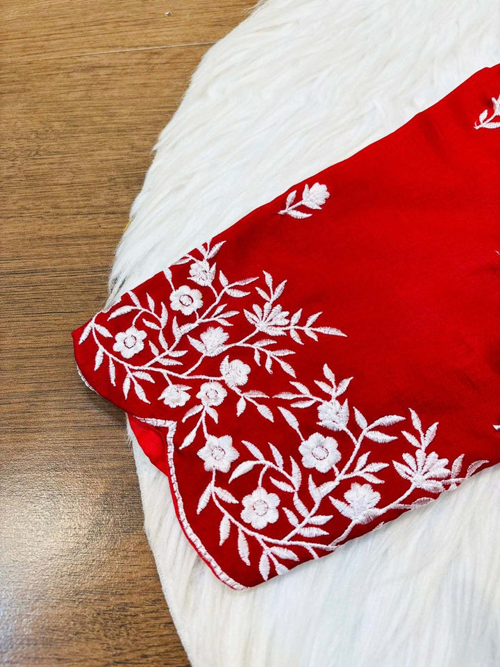 Heart Throb - Vichitra Silk Blouse