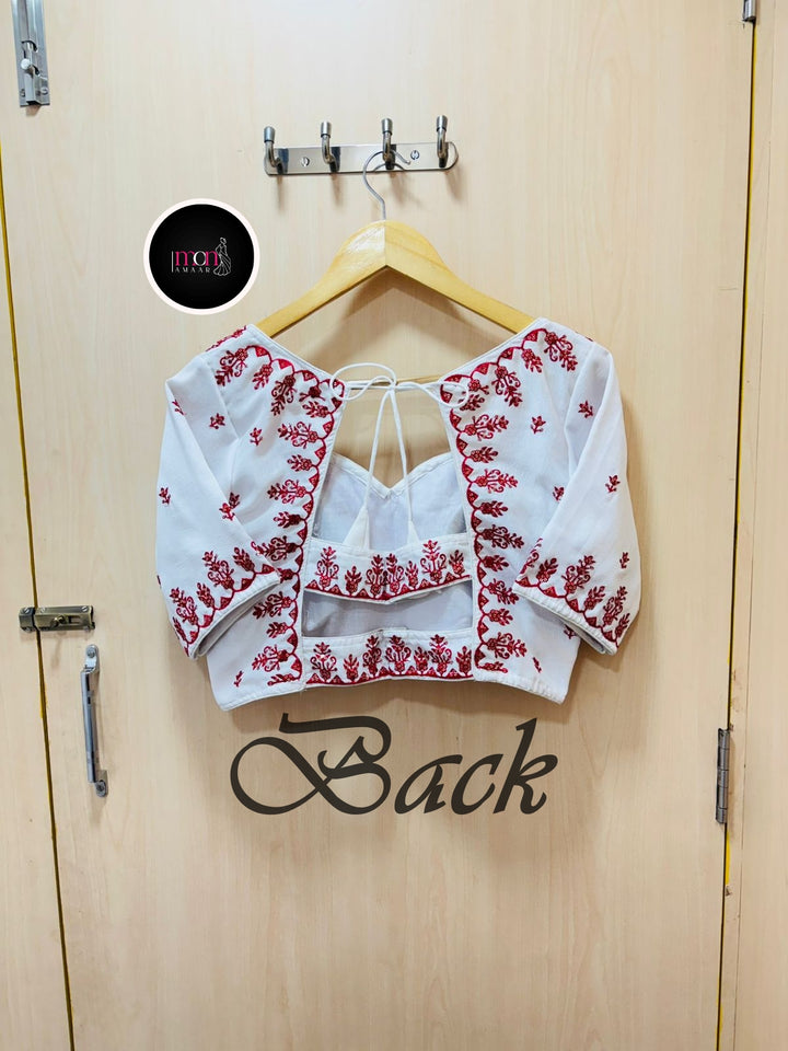 The Blouse Edit - Vichitra Silk Blouse