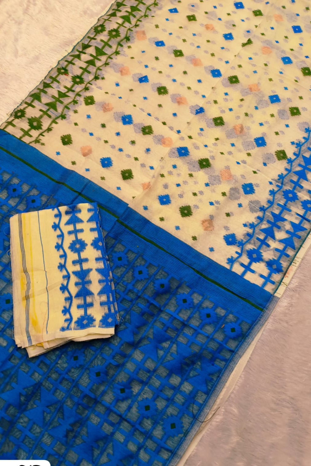 Ganga Jamuna Special Dhakai Jamdani Saree