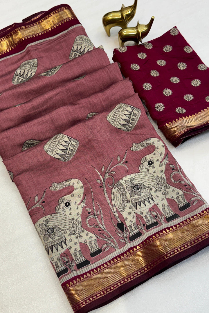 Legacy Blend Mangalagiri Silk Saree