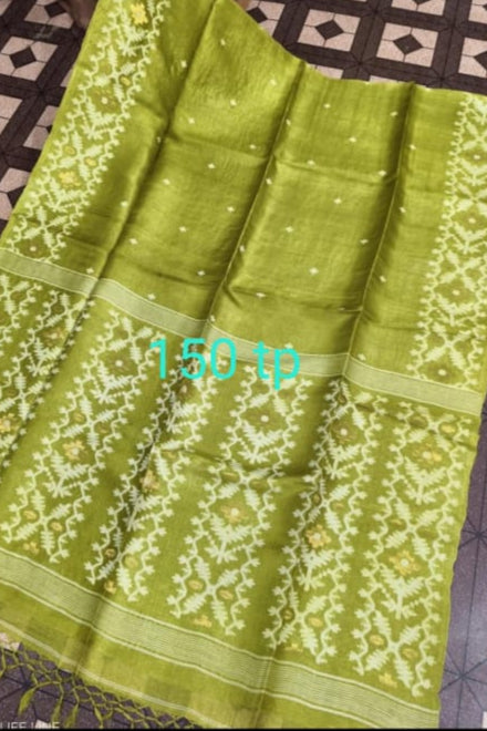 Swapnadoot Gachi Tussar Jamdani Saree