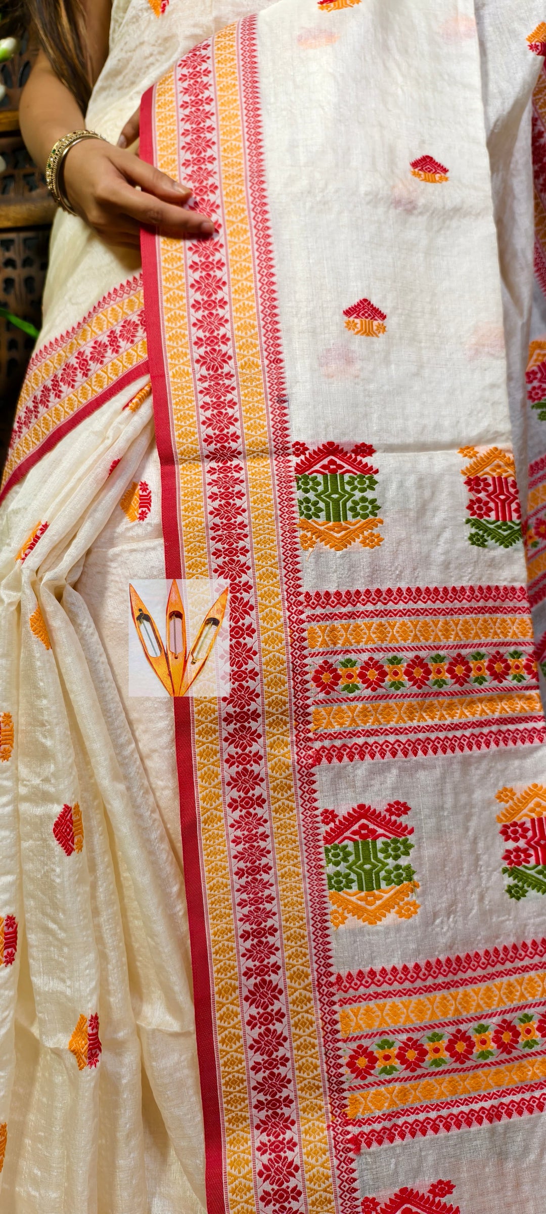 Meghmala  Gacchi Tussar Saree