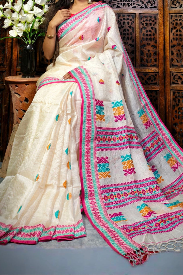 Meghmala  Gacchi Tussar Saree